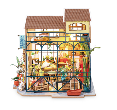 Robotime – Emilys Blumenladen | 3D Holzpuzzle