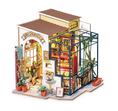Robotime – Emilys Blumenladen | 3D Holzpuzzle