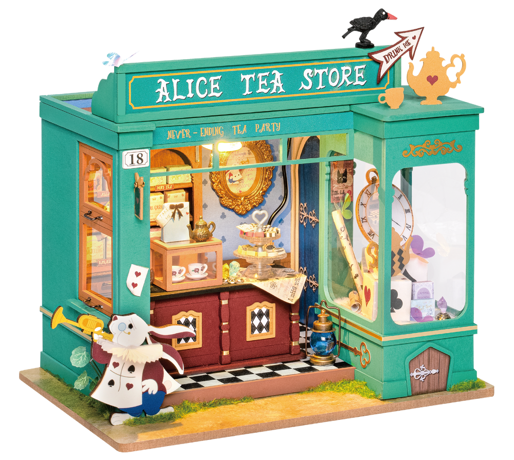 Robotime – Alices Teeladen | 3D Holzpuzzle