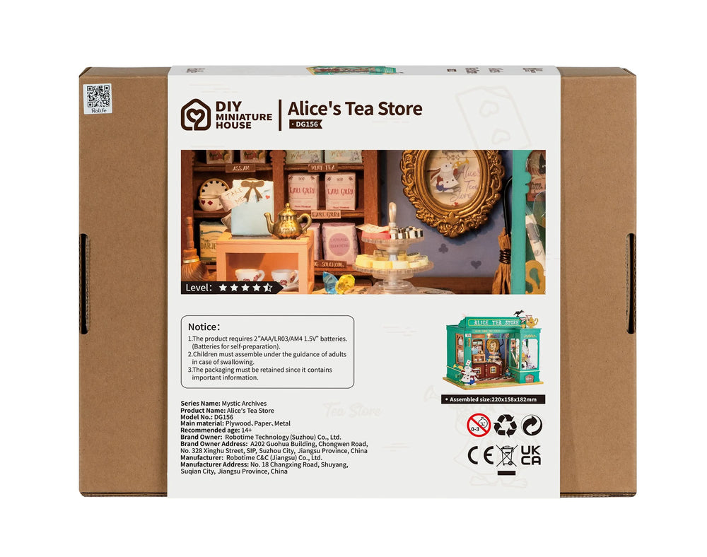 Robotime – Alices Teeladen | 3D Holzpuzzle
