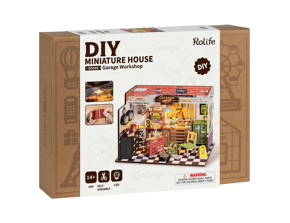 Robotime – Garagenwerkstatt | 3D Holzpuzzle