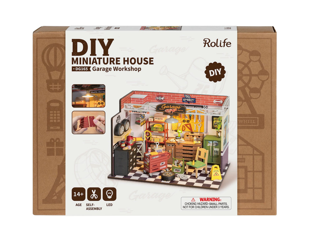 Robotime – Garagenwerkstatt | 3D Holzpuzzle