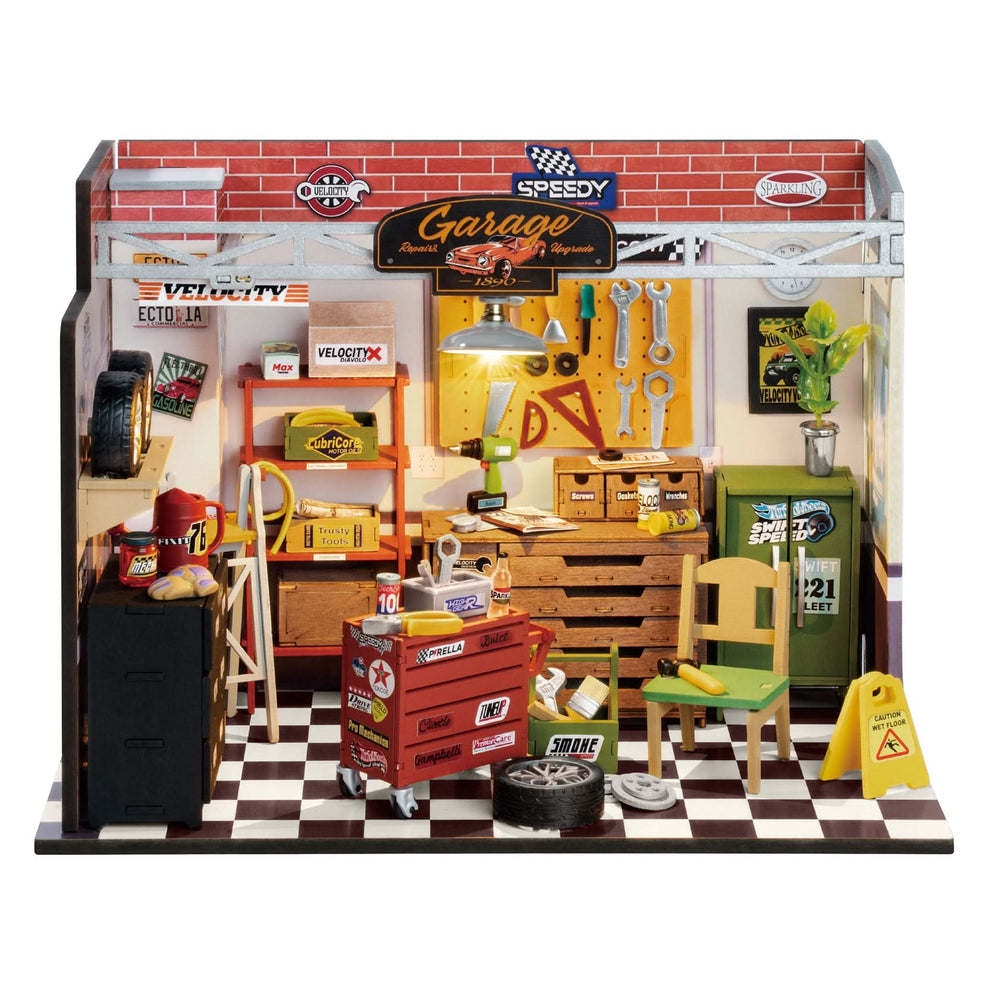 Robotime – Garagenwerkstatt | 3D Holzpuzzle