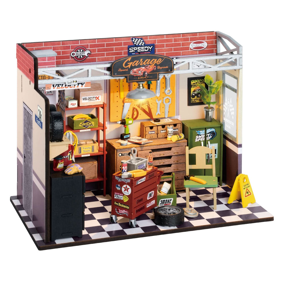 Robotime – Garagenwerkstatt | 3D Holzpuzzle