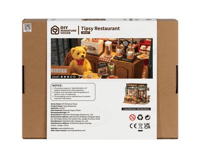 Robotime – Fröhliches Restaurant | 3D Holzpuzzle