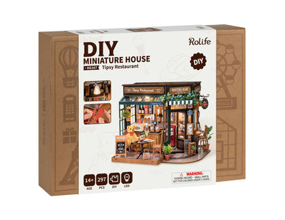 Robotime – Fröhliches Restaurant | 3D Holzpuzzle