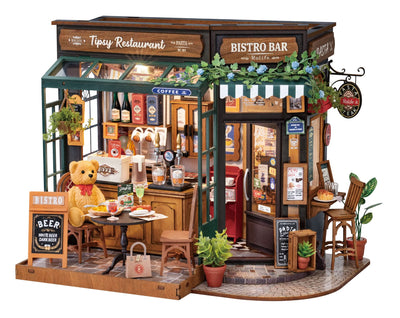 Robotime – Fröhliches Restaurant | 3D Holzpuzzle