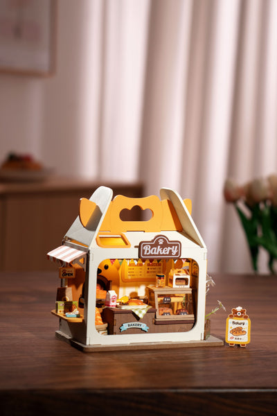 Robotime – Teddys Brotladen | 3D Holzpuzzle