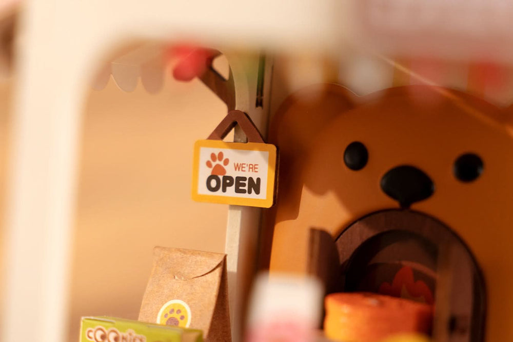 Robotime – Teddys Brotladen | 3D Holzpuzzle