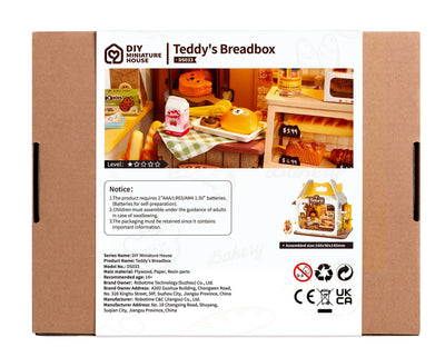 Robotime – Teddys Brotladen | 3D Holzpuzzle