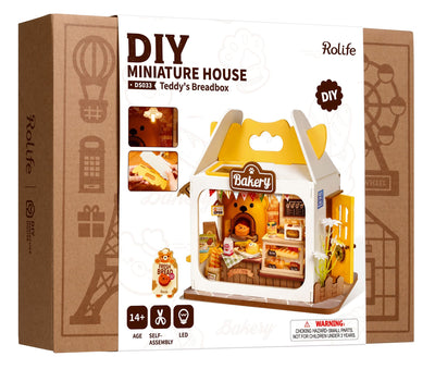 Robotime – Teddys Brotladen | 3D Holzpuzzle