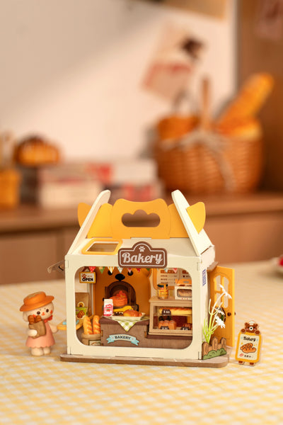Robotime – Teddys Brotladen | 3D Holzpuzzle