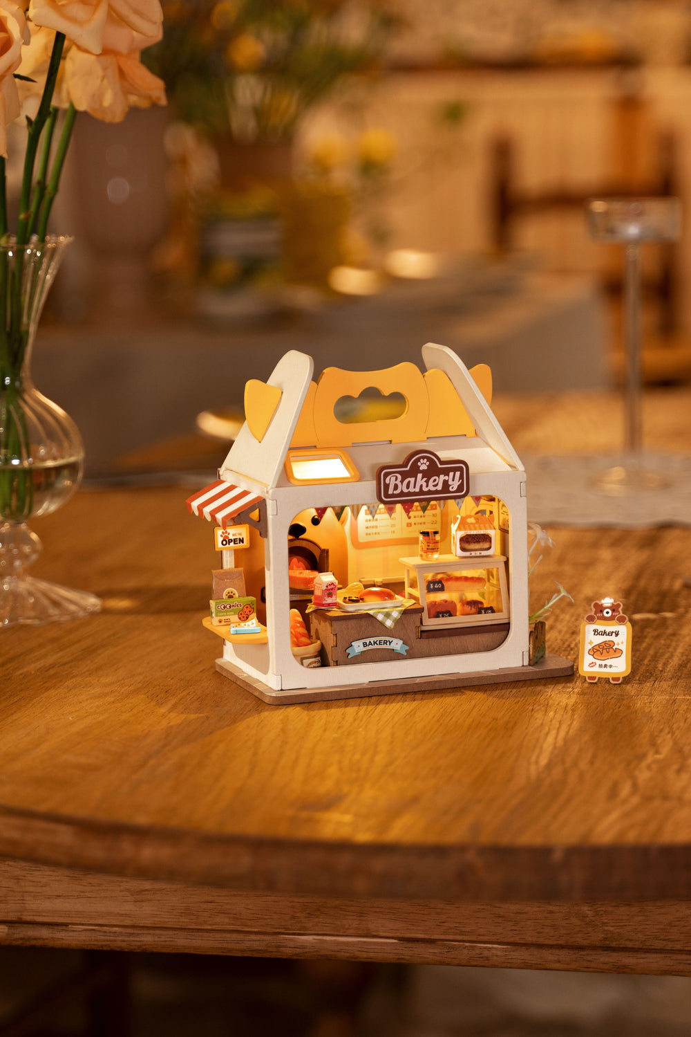 Robotime – Teddys Brotladen | 3D Holzpuzzle