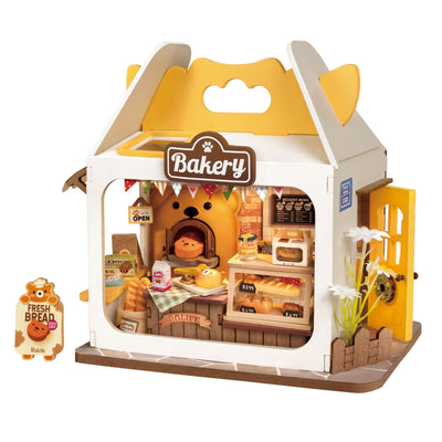 Robotime – Teddys Brotladen | 3D Holzpuzzle