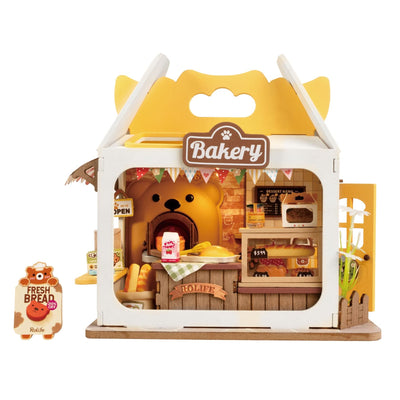 Robotime – Teddys Brotladen | 3D Holzpuzzle
