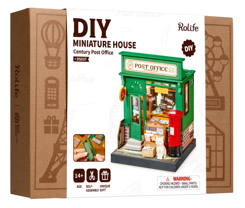 Robotime – Historisches Postamt | 3D Holzpuzzle
