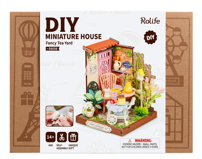 Robotime – Eleganter Teegarten | 3D Holzpuzzle