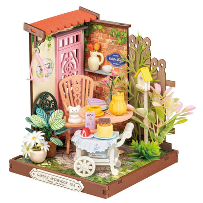 Robotime – Eleganter Teegarten | 3D Holzpuzzle