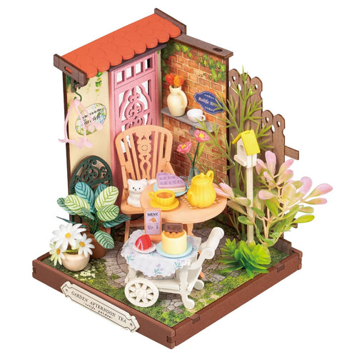 Robotime – Eleganter Teegarten | 3D Holzpuzzle