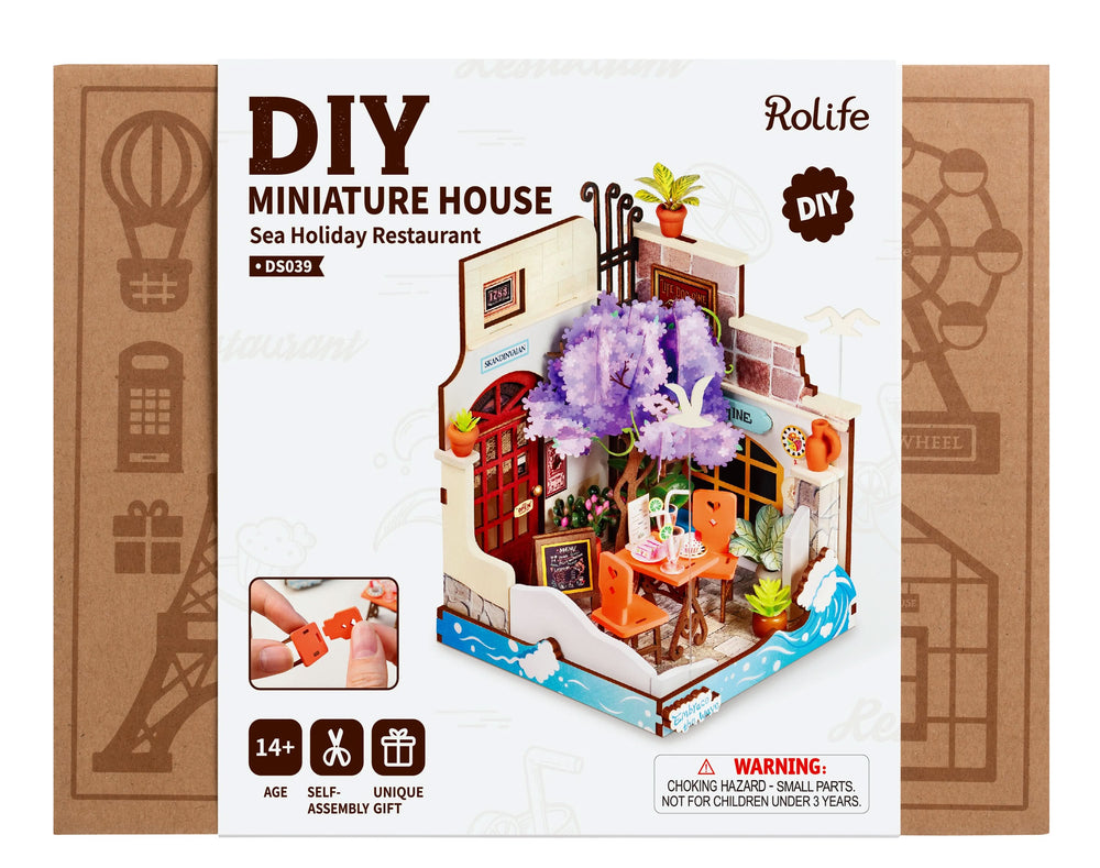 Robotime – Strandrestaurant | 3D Holzpuzzle