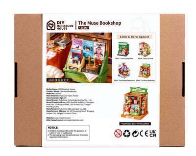 Robotime – Buchhandlung Zur Muse | 3D Holzpuzzle