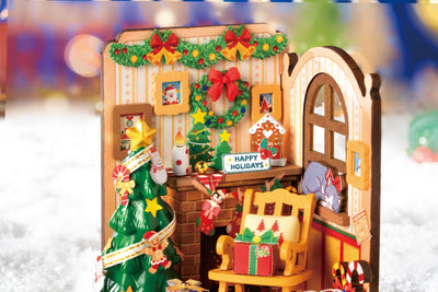 Robotime – Weihnachtskamin | 3D Holzpuzzle