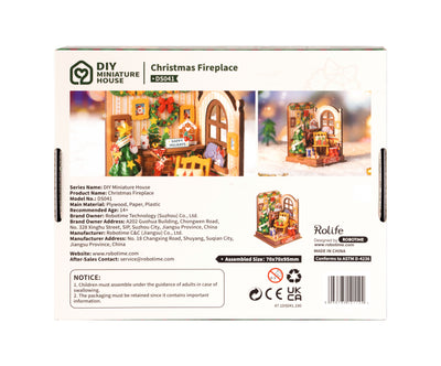 Robotime – Weihnachtskamin | 3D Holzpuzzle