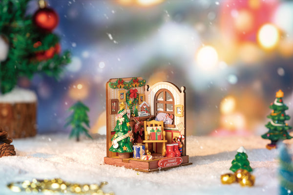 Robotime – Weihnachtskamin | 3D Holzpuzzle