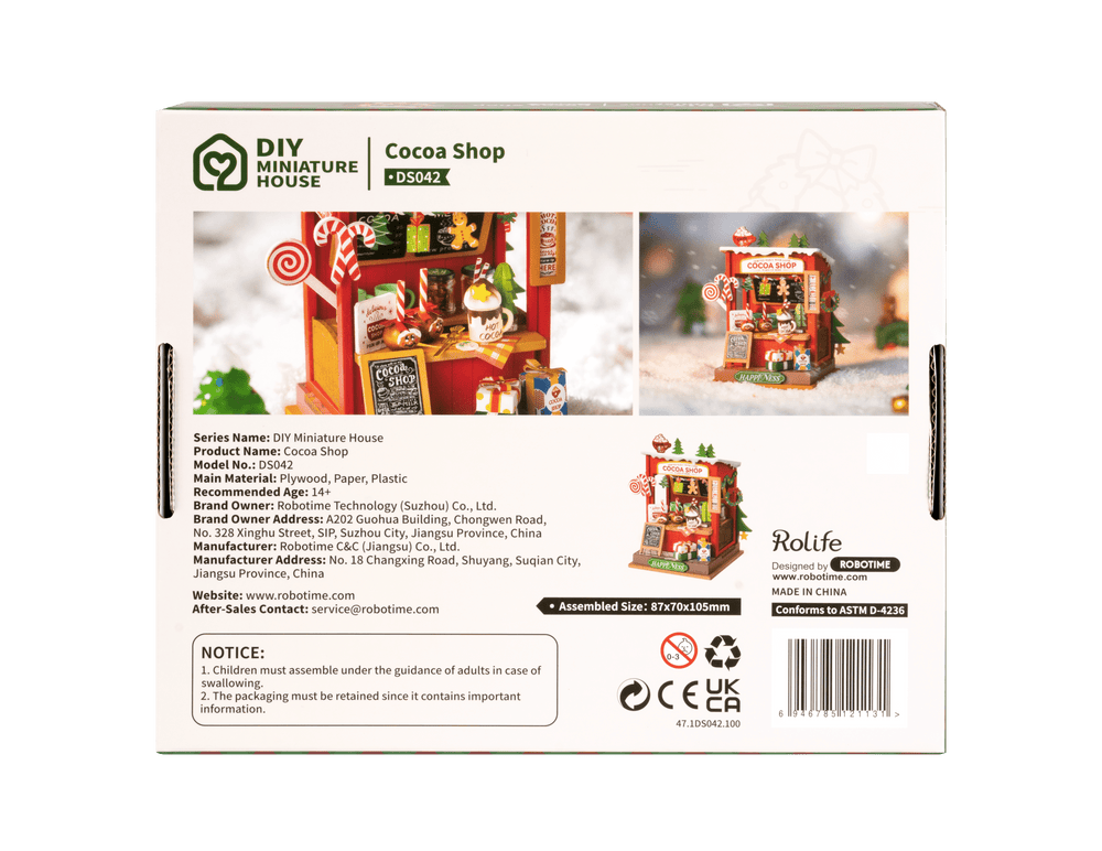 Robotime – Kakaoladen | 3D Holzpuzzle