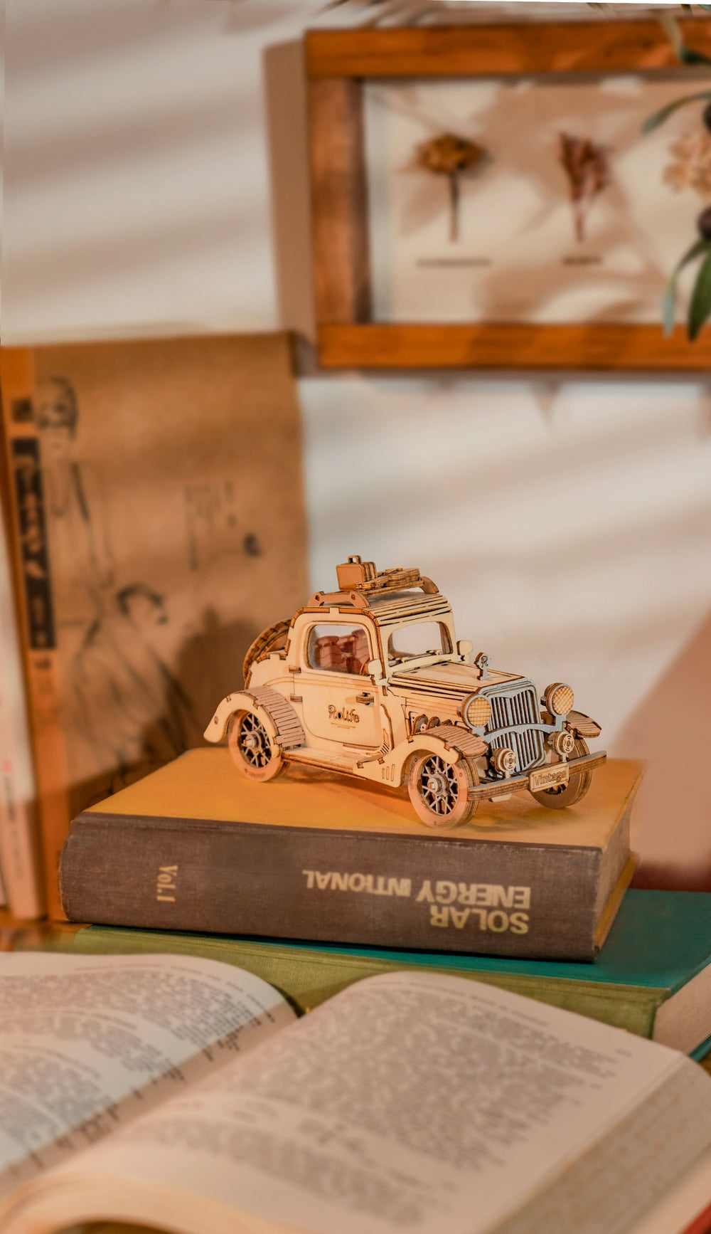 Robotime – Oldtimer | 3D Holzpuzzle