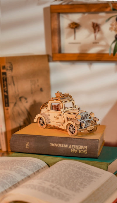 Robotime – Oldtimer | 3D Holzpuzzle