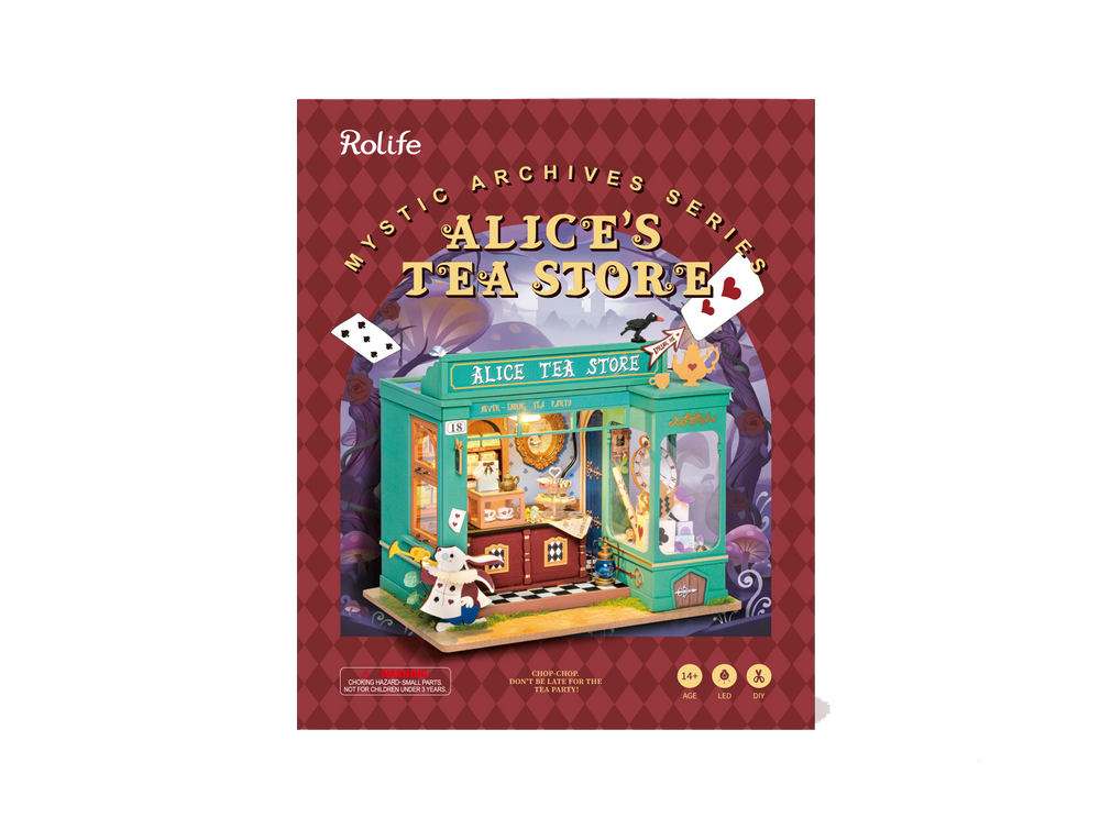 Robotime – Alices Teeladen | 3D Holzpuzzle