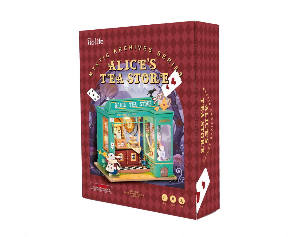 Robotime – Alices Teeladen | 3D Holzpuzzle