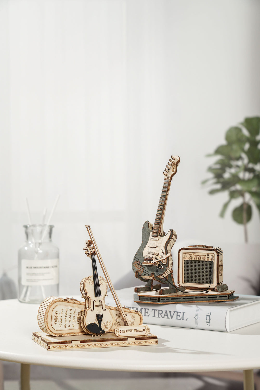 Robotime – E-Gitarre | 3D Holzpuzzle