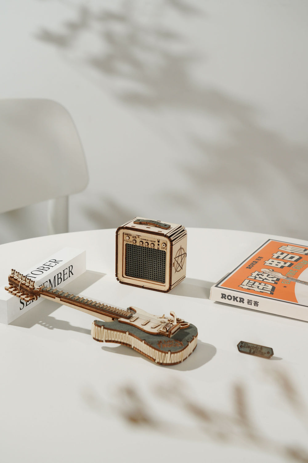 Robotime – E-Gitarre | 3D Holzpuzzle