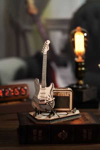 Robotime – E-Gitarre | 3D Holzpuzzle