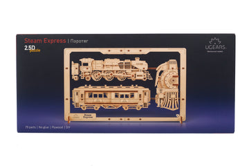 Dampf-Express 2,5D-Puzzle Zugmodell
