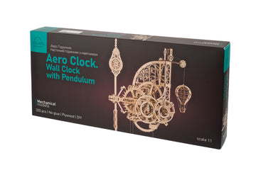 AERO UHR "Wanduhr mit Pendel" Pendeluhr