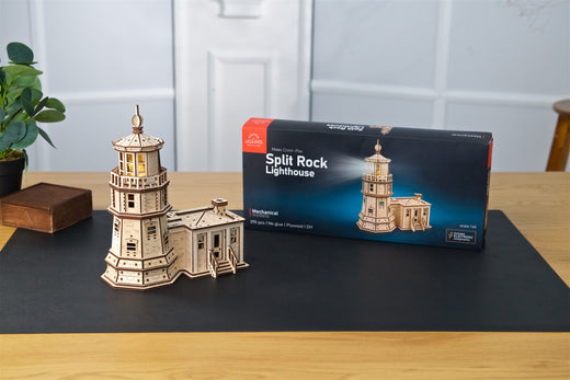 Leuchtturm von Split Rock mit funktionaler Lampe