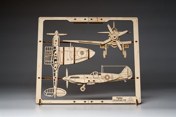 Kampfflieger 2,5D Puzzle Jagdflugzeug