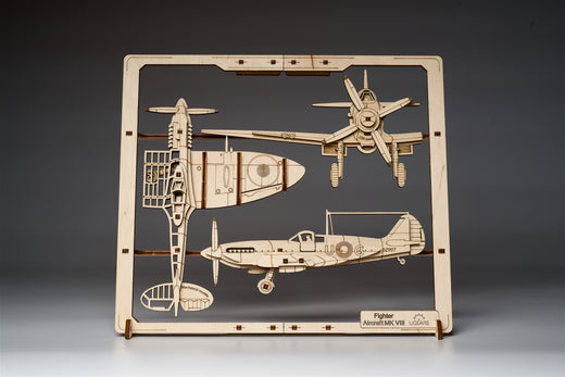Kampfflieger 2,5D Puzzle Jagdflugzeug