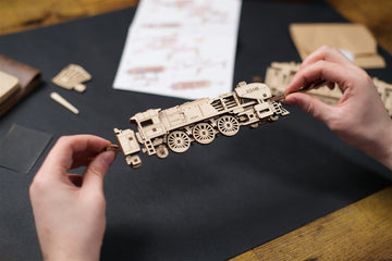 Dampf-Express 2,5D-Puzzle Zugmodell