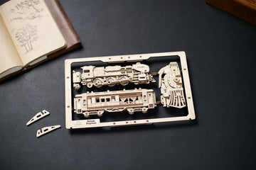 Dampf-Express 2,5D-Puzzle Zugmodell
