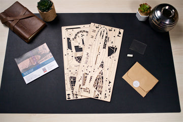 Zeppelin 2,5D Puzzle Luftschiff Modell