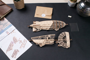 Zeppelin 2,5D Puzzle Luftschiff Modell