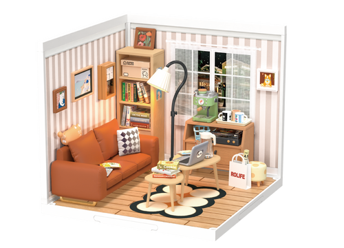 Robotime – Gemütliche Wohnlounge | 3D Holzpuzzle