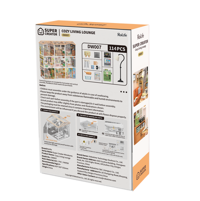 Robotime – Gemütliche Wohnlounge | 3D Holzpuzzle