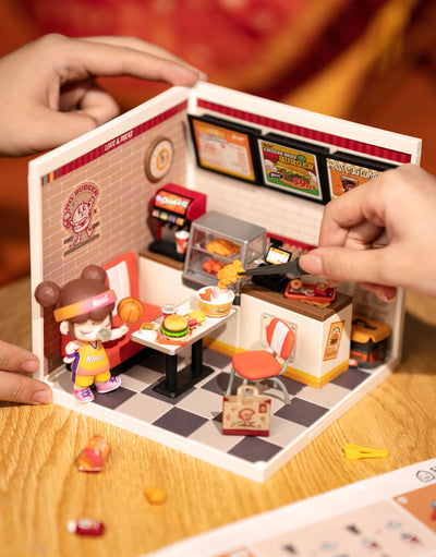 Robotime – Burgerparadies | 3D Holzpuzzle