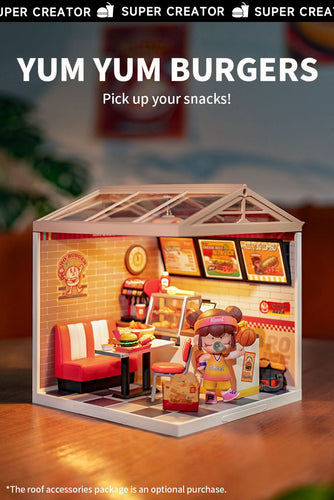 Robotime – Burgerparadies | 3D Holzpuzzle