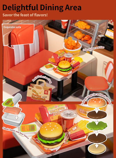 Robotime – Burgerparadies | 3D Holzpuzzle